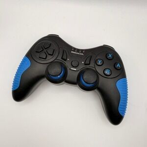 BEBONCOOL Wireless Bluetooth Game Controller Black Blue Gaming Tech Retro